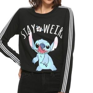 Disney | Stay Weird Lilo & Stitch Crop Top Size XL